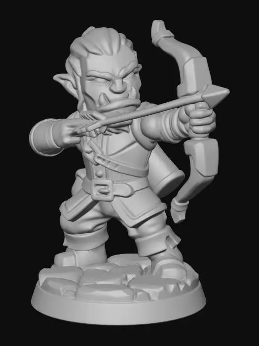 3D model for The Green Archer