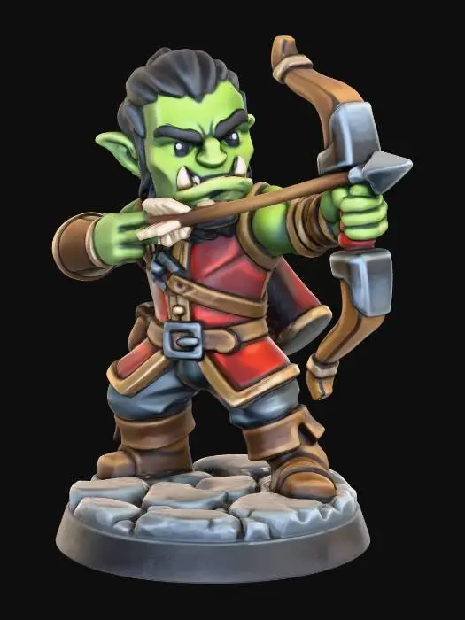3D model for The Green Archer
