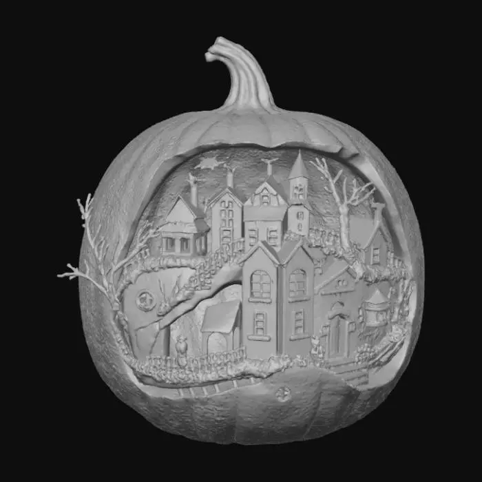 3D model for Haunted Harvest, #Halloween2025#