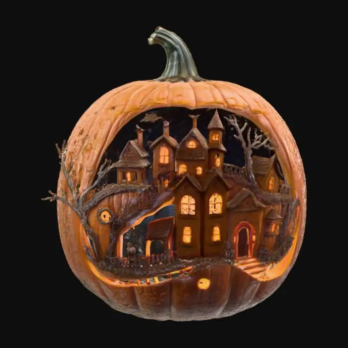 3D model for Haunted Harvest, #Halloween2025#