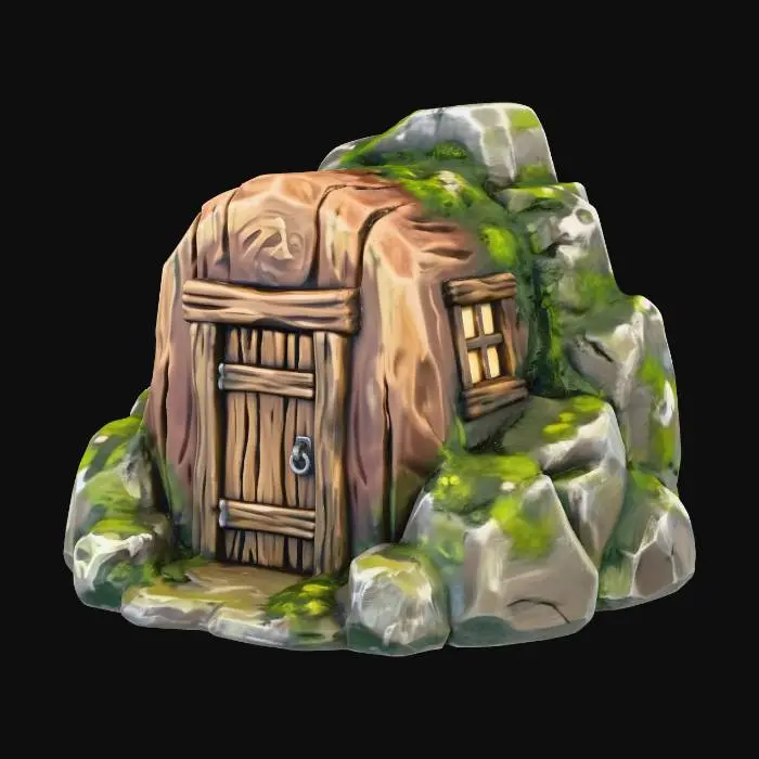 3D model for Hermit House