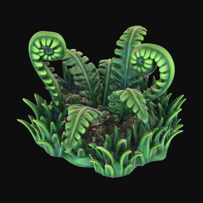 3D model for Emerald Fern Cluster