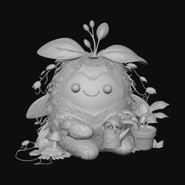 3D model for Leafy Smile