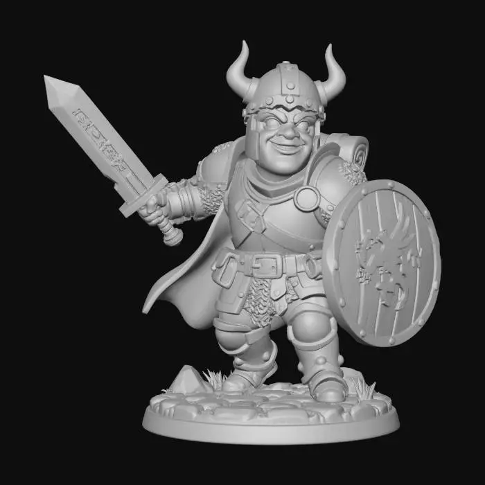 3D model for Lionhearted Knight