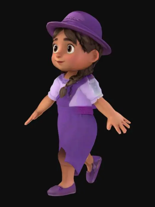 3D model for Explorer in Purple