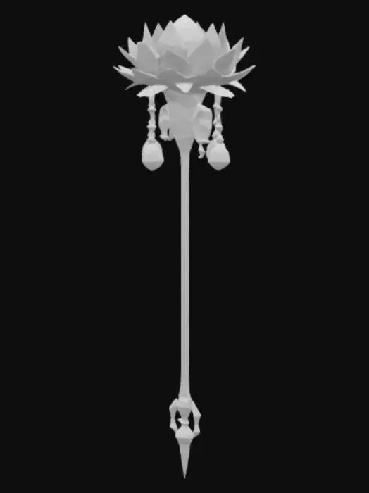 3D model for Lotus Scepter