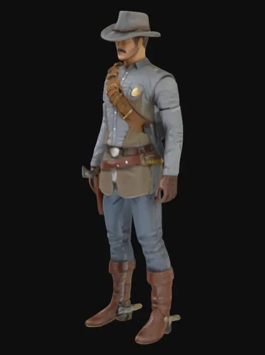 3D model for Jonah Hex