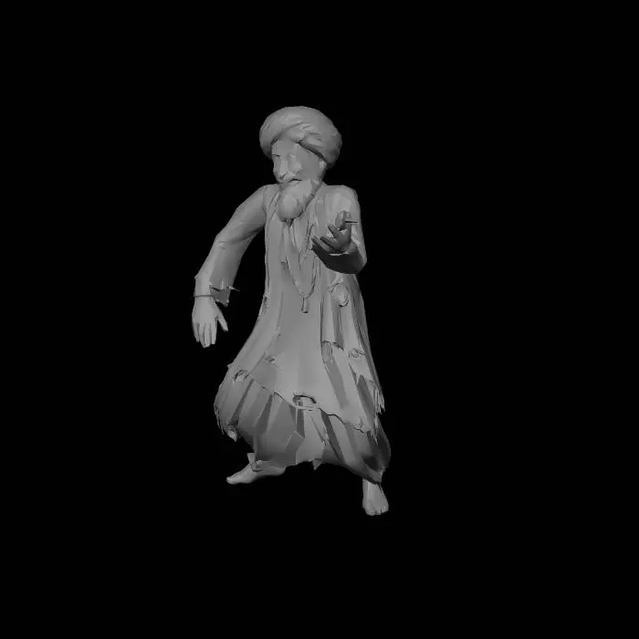3D model for The Ragged Pilgrim