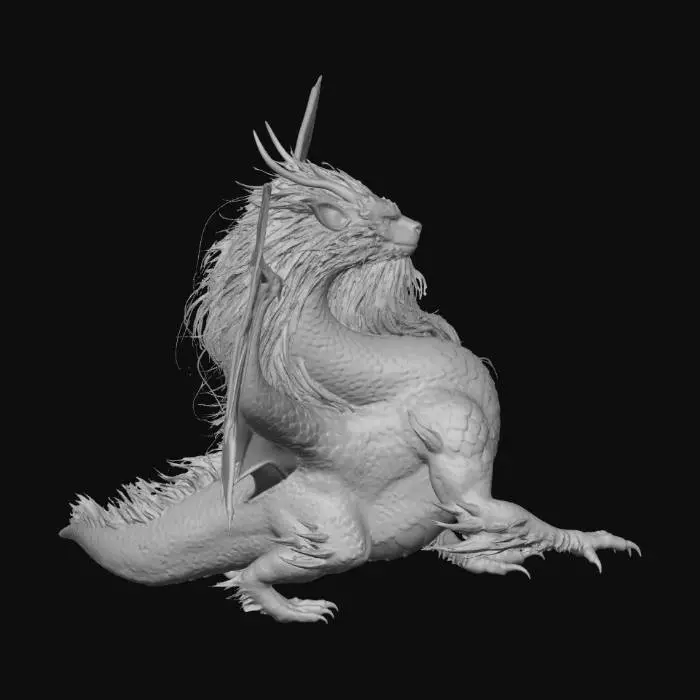 3D model for Celestial Guardian Dragon