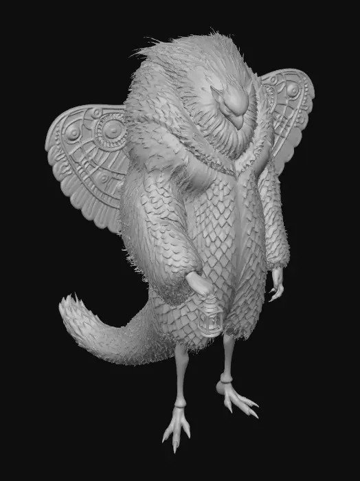 3D model for Guardian of the Night