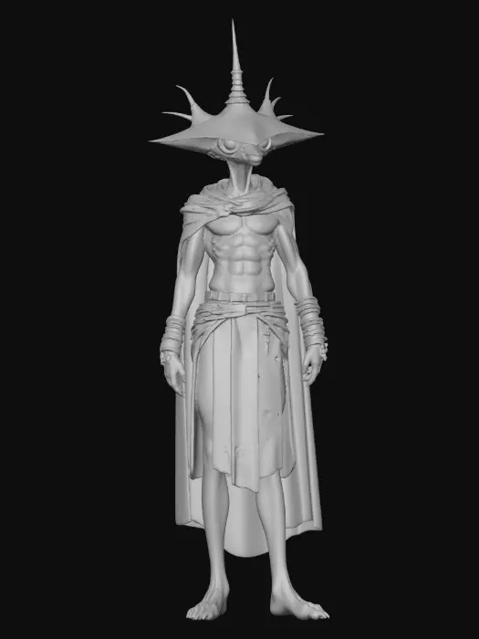 3D model for Alien Monarch