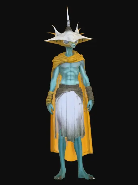 3D model for Alien Monarch