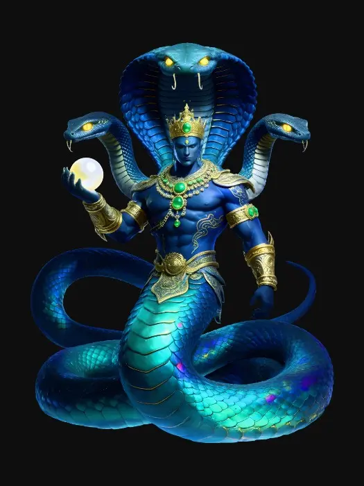 3D model for ancient serpent warrior