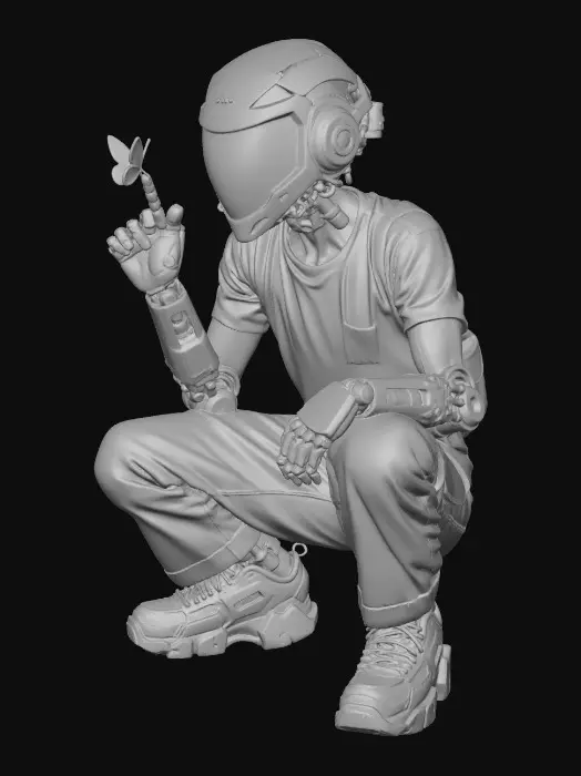 3D model for Metamorphosis of the Cyborg