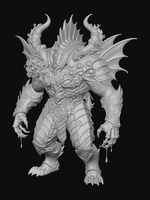 3D model for Abyssal Ember Knight