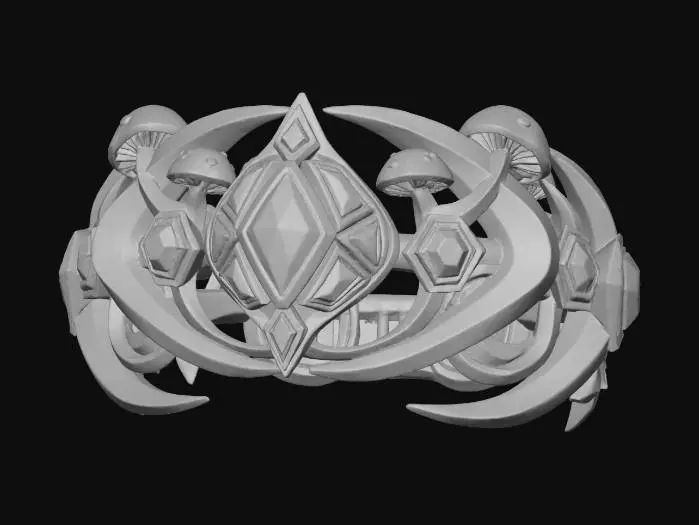 3D model for Mystic Mushroom Crown