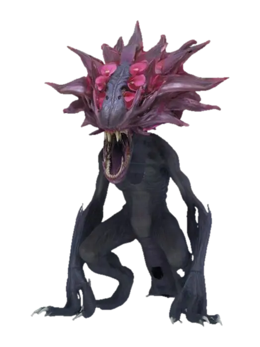 [Indiana] The terrifying Demogorgon, a monstrous creature with a grotesque,… 3D model, vytvořený pomocí AI