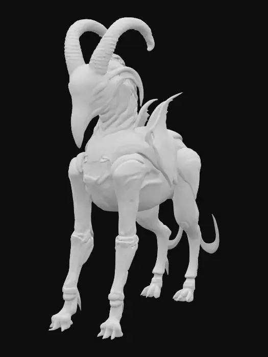 3D model for a futuristic carriage inspired by Ghost in the Shell and Medusa, exaggerated features such as spiraled tentacles horns, sharp angles, fierce and otherworldly, flesh-toned mix ashen bio-skin, glowing neon green highlights certain areas, bioluminescence, sci-fi, cyberpunk, intricate markings and symbols, ceremonial or technological deco, high-tech or fantasy-inspired gear, futuristic or mystical theme