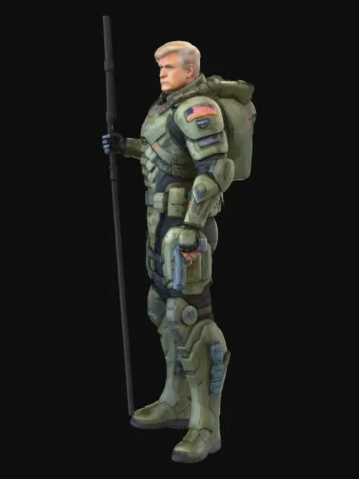 3D model for Commander Patriot