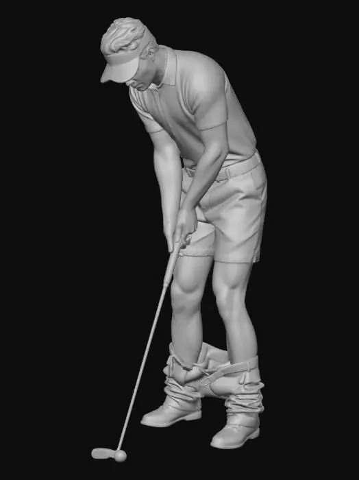 3D model for Gentleman Golfer