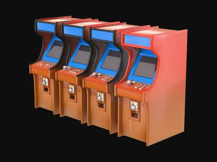 3D model for a old rundown 90,s arcade
