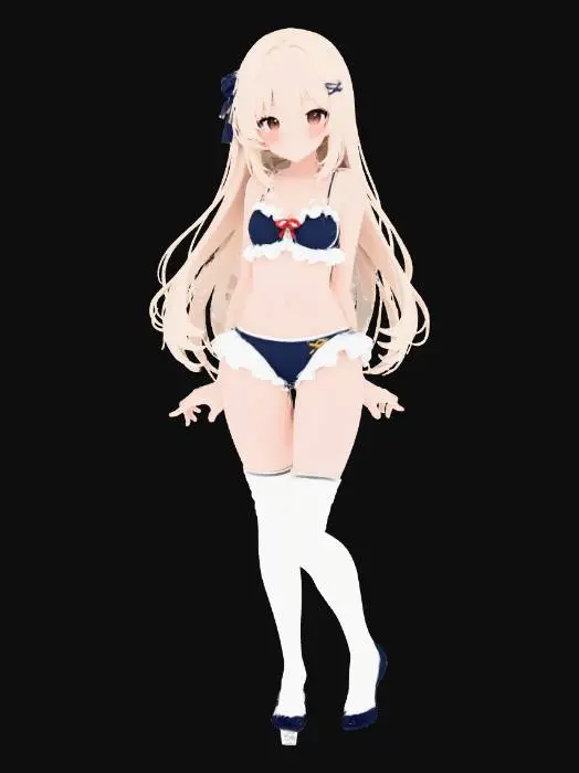 3D model for Sailor Style Elegance