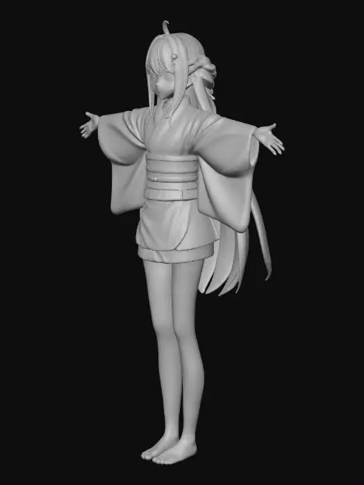 3D model for Kimono Embrace