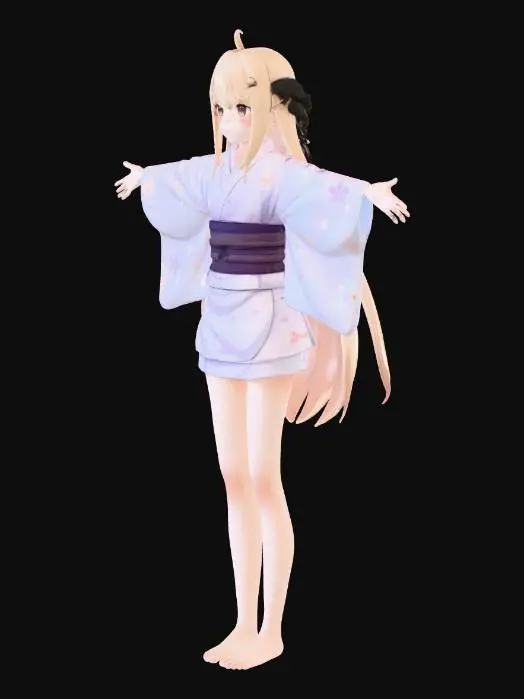 3D model for Kimono Embrace