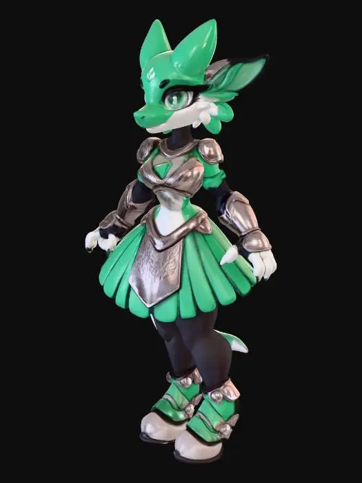 3D model for Emerald Guardian