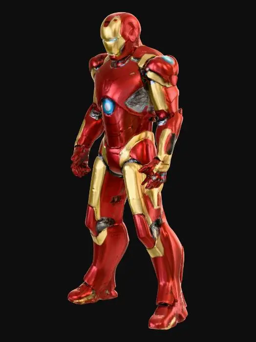 3D model for iron man, #PBR#