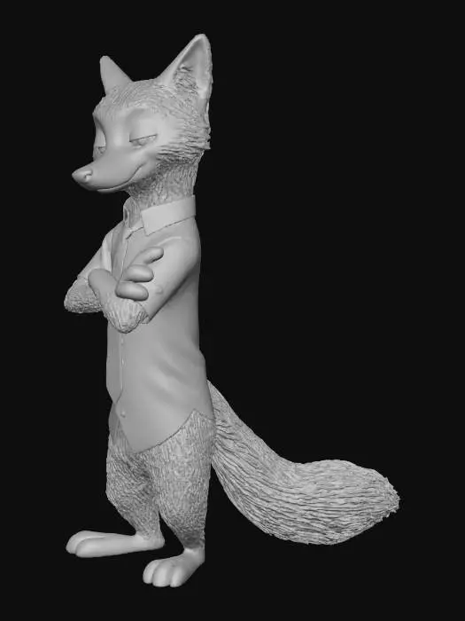 3D model for 疯狂动物城，尼克