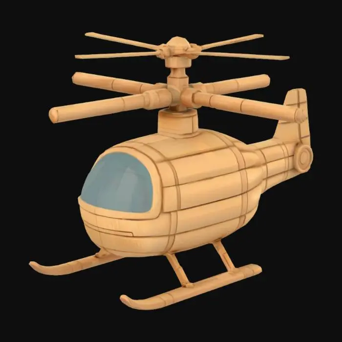 3D model for 哆啦A梦的竹蜻蜓