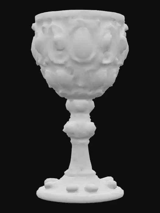 3D model for ORNATE FANTASY GOBLET ENCRUSTED WITH GEMS