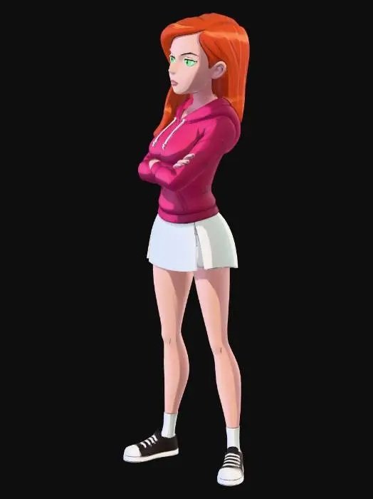 3D model for gwen