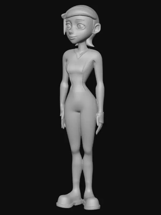 3D model for gwen