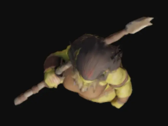 3D model for Warrior in the Cave