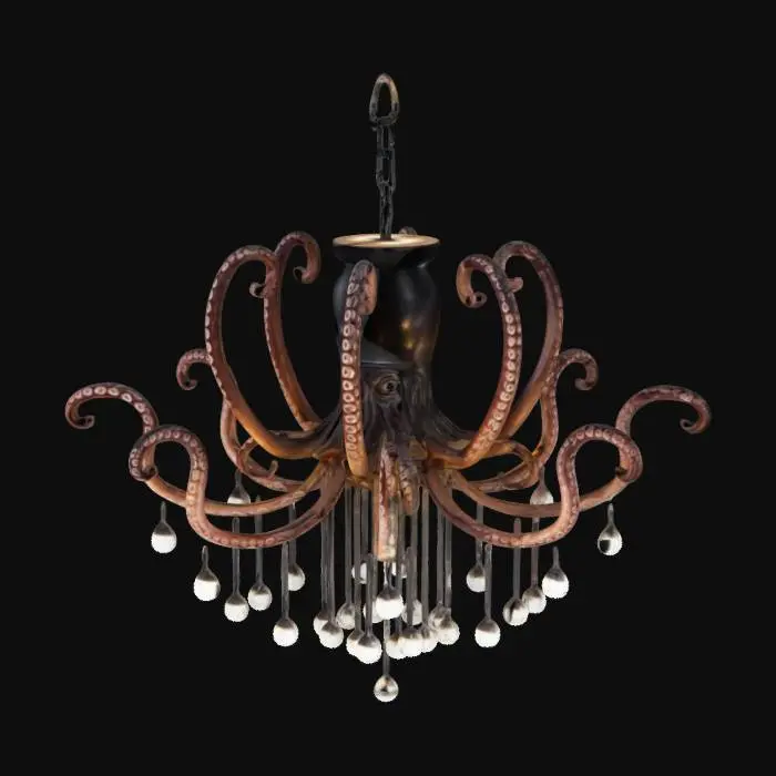 3D model for Octopus chandelier