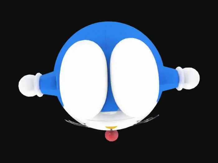 3D model for T-pose Doraemon