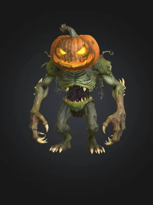 3D model for Pumpkin Demon