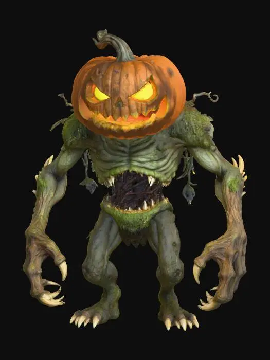 3D model for Pumpkin Demon