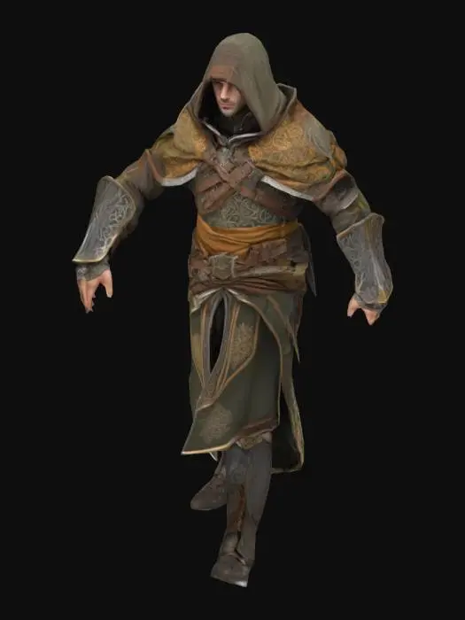 3D model for Assassin's Attire