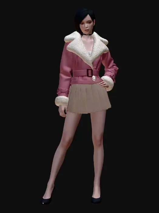 3D model for Ada Wong: Winter Chic
