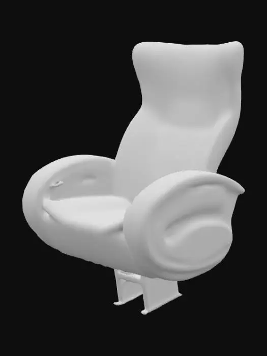 3D model for Gaming Recliner Chair