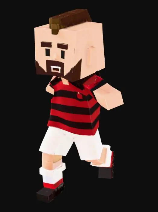 3D model for Pixel Soccer Player