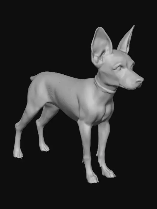 3D model for Monochrome Pup