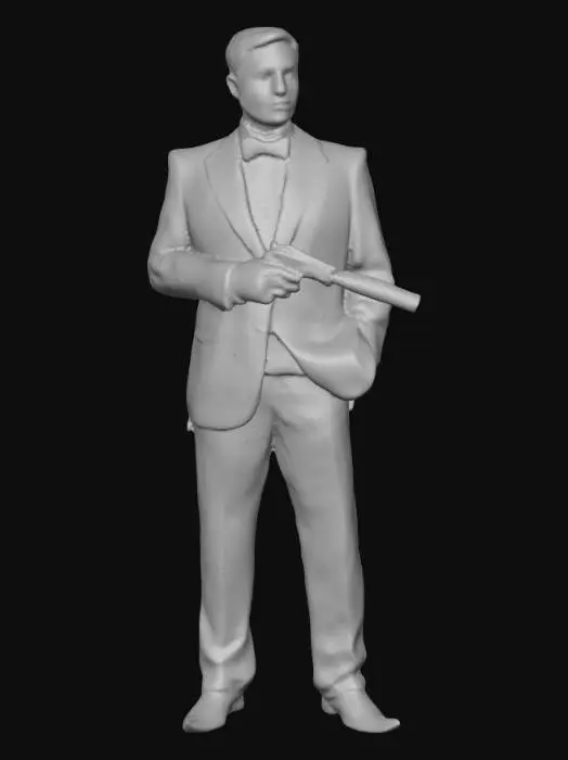 3D model for White Tuxedo James Bond