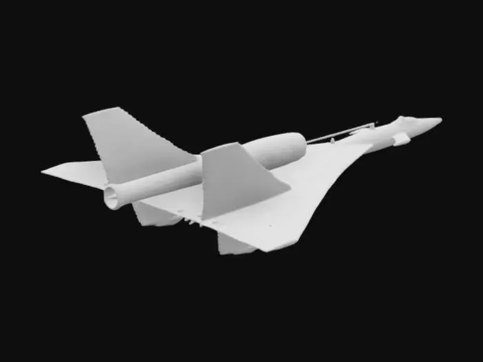 3D model for Delta Drone Prototype with pulse jet