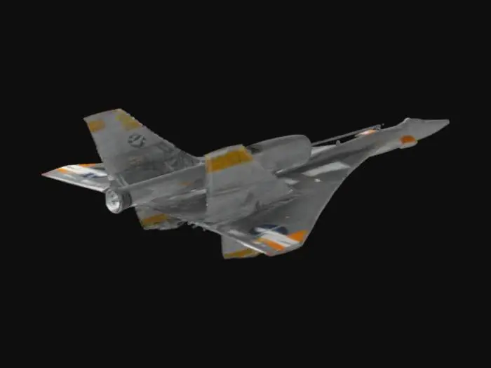 3D model for Delta Drone Prototype with pulse jet