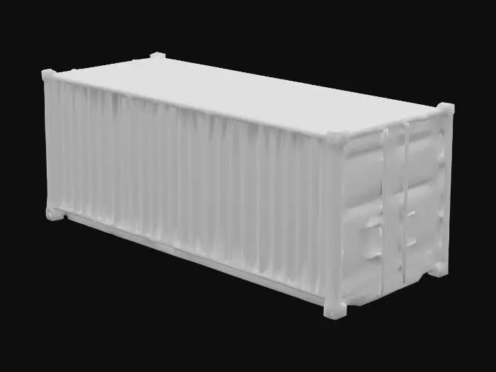 3D model for A cargo container as used in shipping and trucking. Just the container