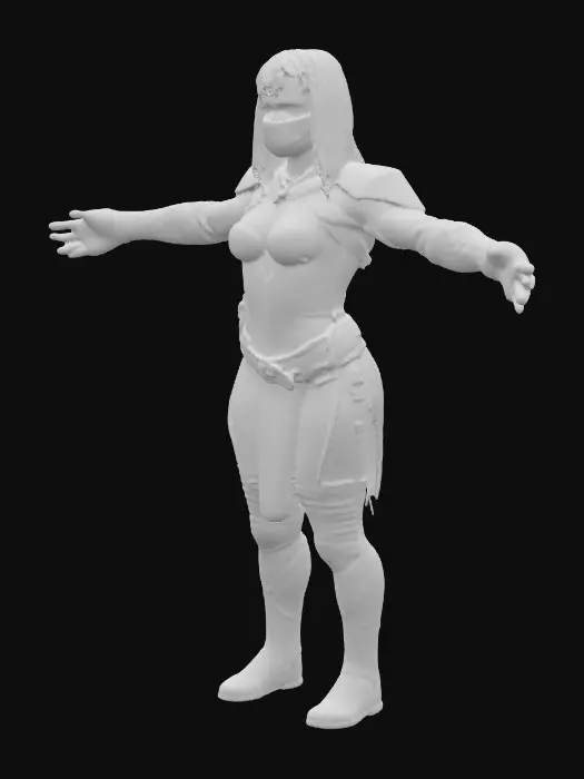 3D model for Scarlet Warrior